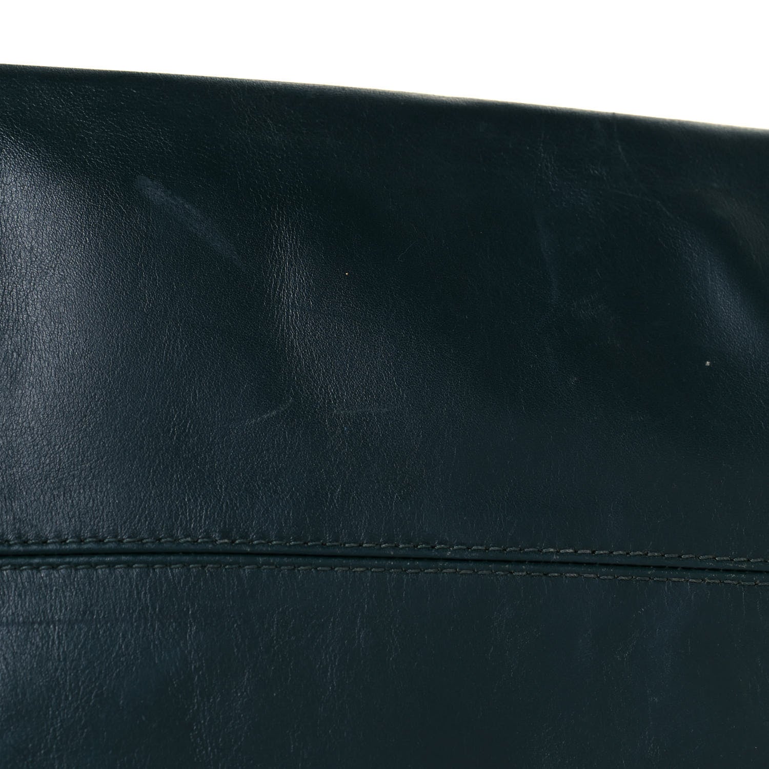 Alexander McQueen Pebbled Calfskin Large Skull Padlock Zip Around Tote Dark Green 27 of 28