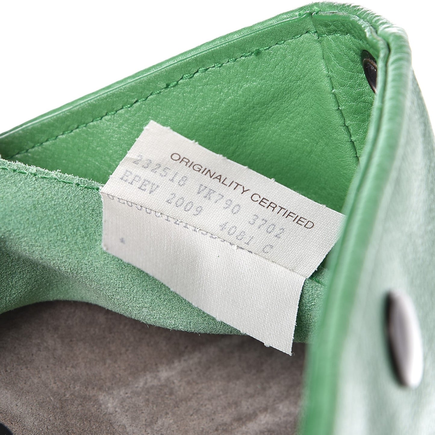 Calfskin Intrecciato Flat Tote Green