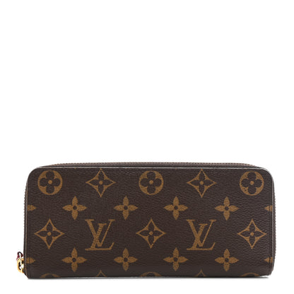 Louis Vuitton Monogram Clemence Wallet Fuchsia 1 of 7
