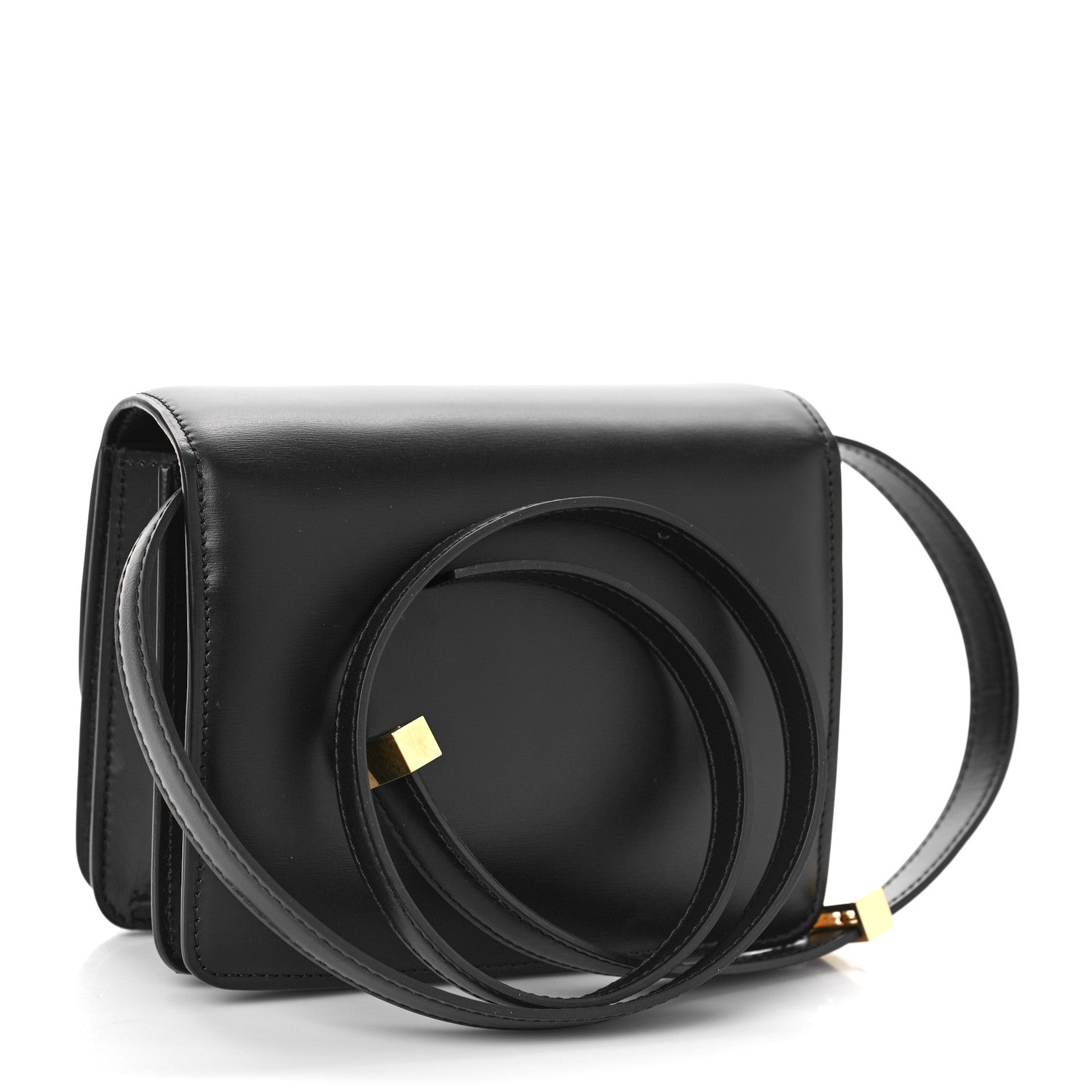 Celine Box Calfskin Small Classic Box Flap Bag Black 3 of 8