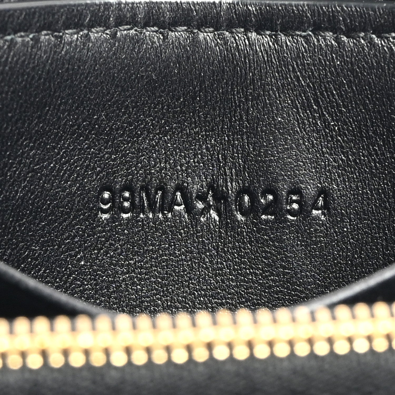 Christian Dior Lambskin Cannage Lady Dior Zip Wallet Black 7 of 7