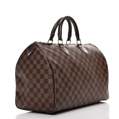 Louis Vuitton Damier Ebene Speedy 35 3 of 9