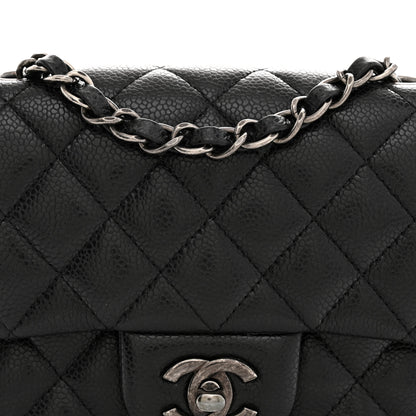 Chanel Caviar Quilted Mini Square Flap Black 8 of 10