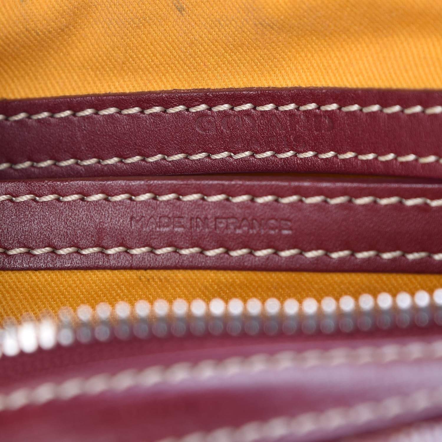 Goyard Goyardine Sac Cap Vert Burgundy 7 of 7