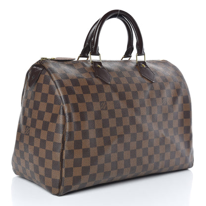 Louis Vuitton Damier Ebene Speedy 35 3 of 11