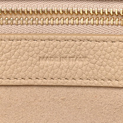 Celine Soft Grained Calfskin Medium Belt Cabas Phantom Beige 6 of 10