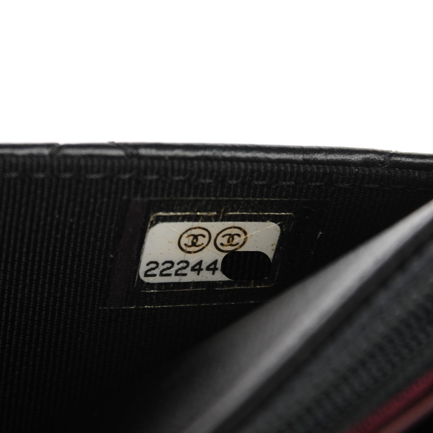 Aged Calfskin Reissue Wallet On Chain WOC Black
