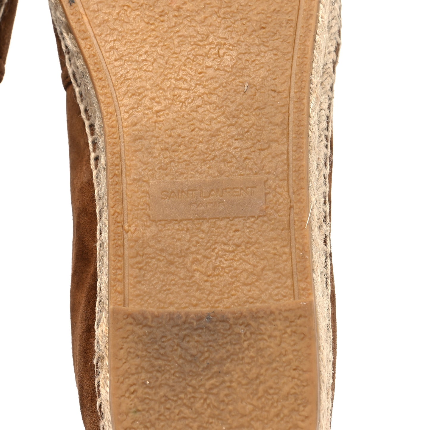 Suede Monogram Espadrilles 40 Brown