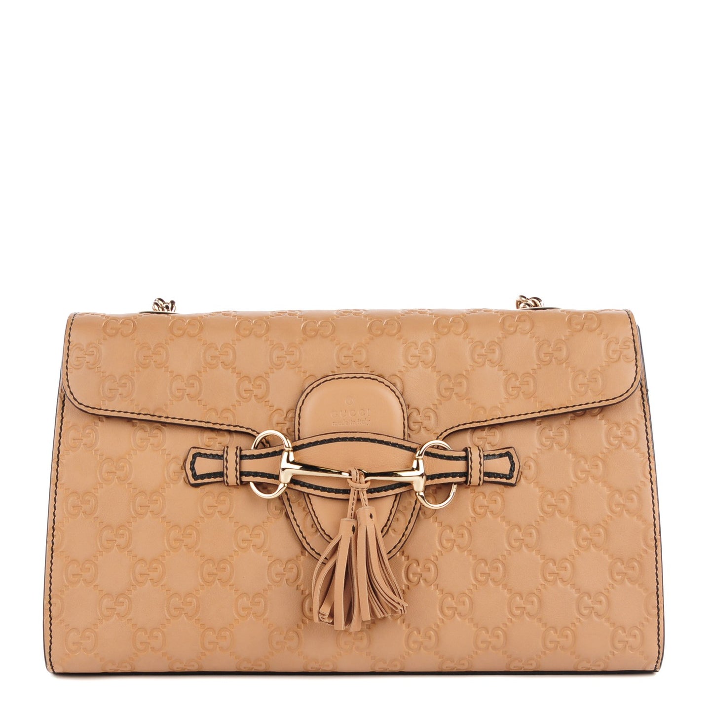 Guccissima Medium Emily Chain Shoulder Bag Camelia