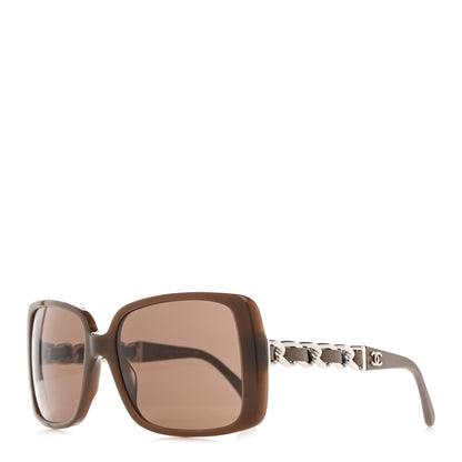 Chanel Acetate Chain Sunglasses 5208-Q Brown 1 of 7