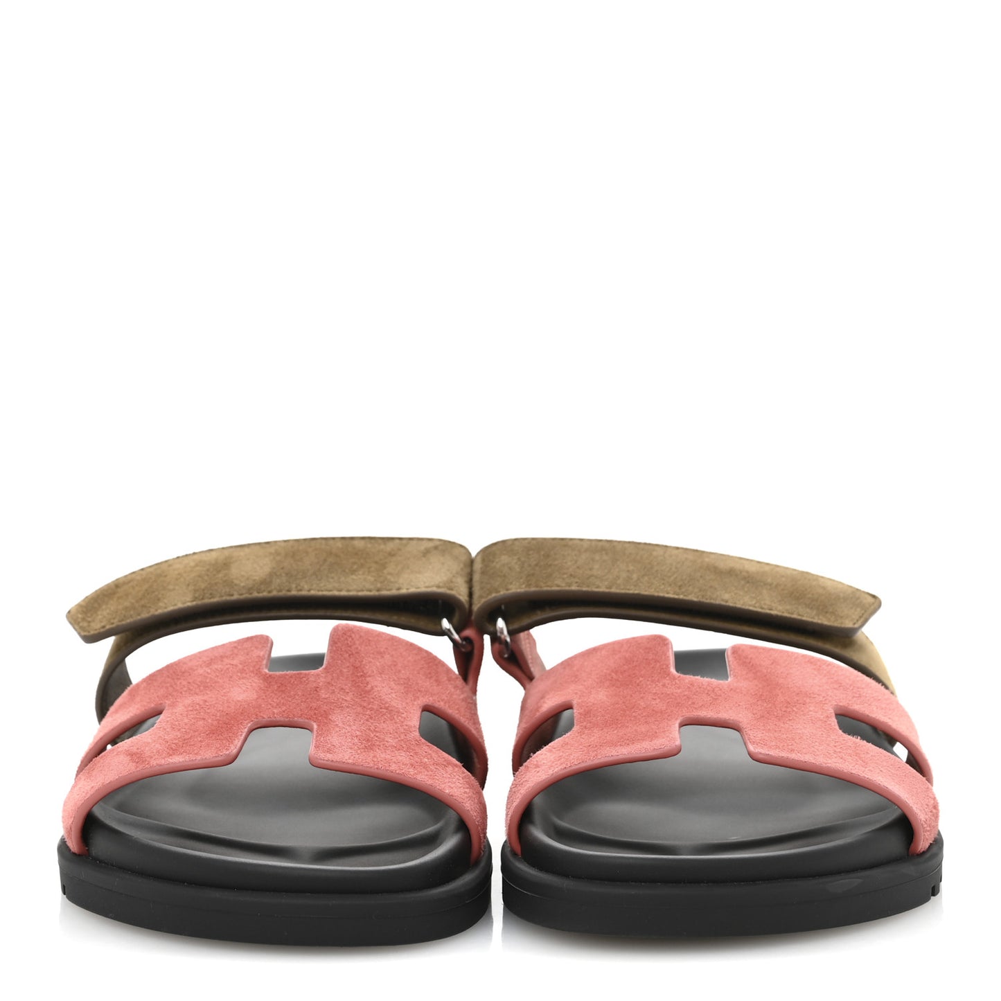 Suede Goatskin Womens Chypre Sandals 37.5 Rose Du Desert Toundra