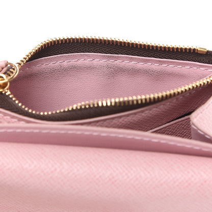 Louis Vuitton Damier Ebene Rosalie Coin Purse Rose Ballerine 11 of 11