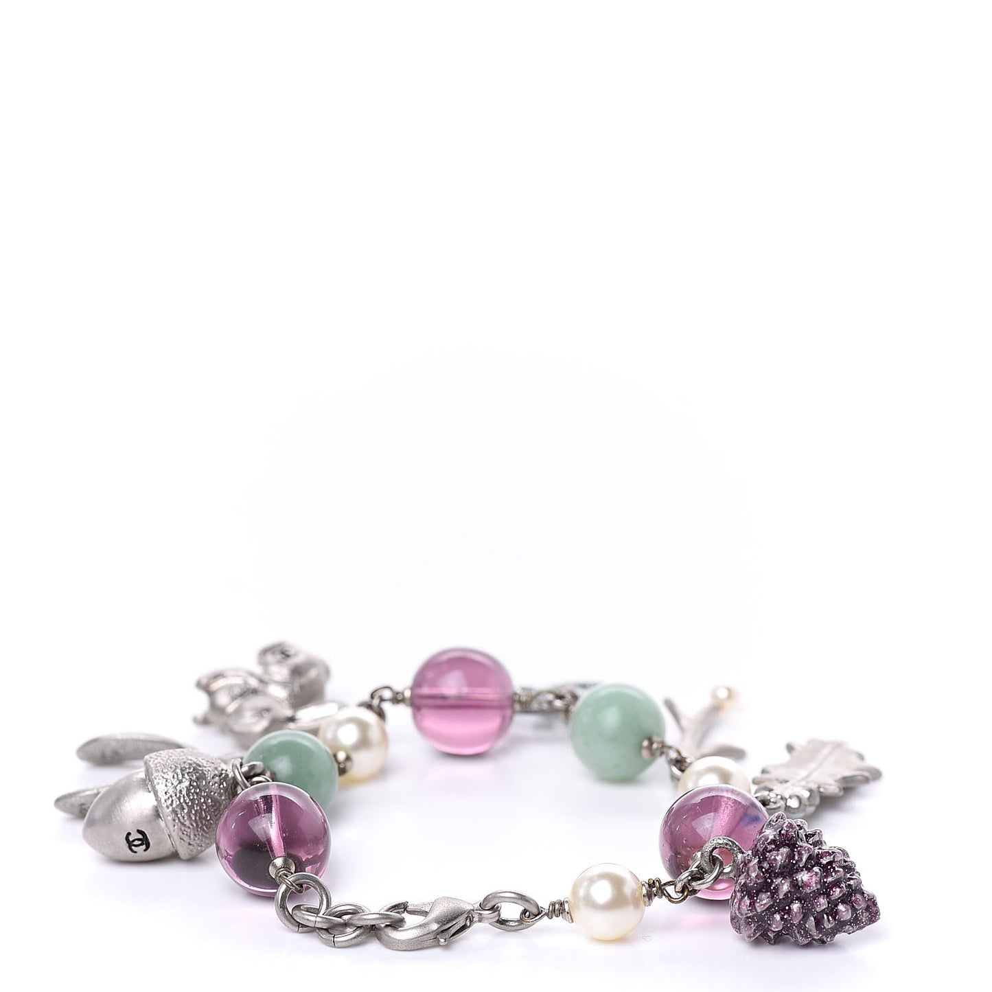 Charms CC Bracelet Silver Multicolor