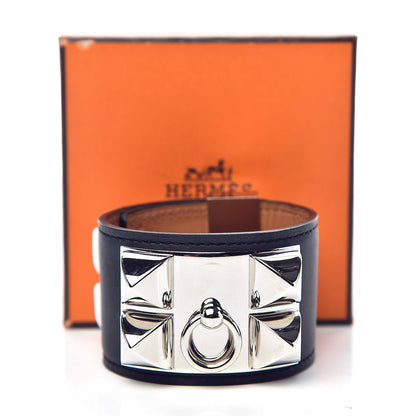 Hermes Swift Collier De Chien CDC Bracelet S Bleu Obscur 7 of 7