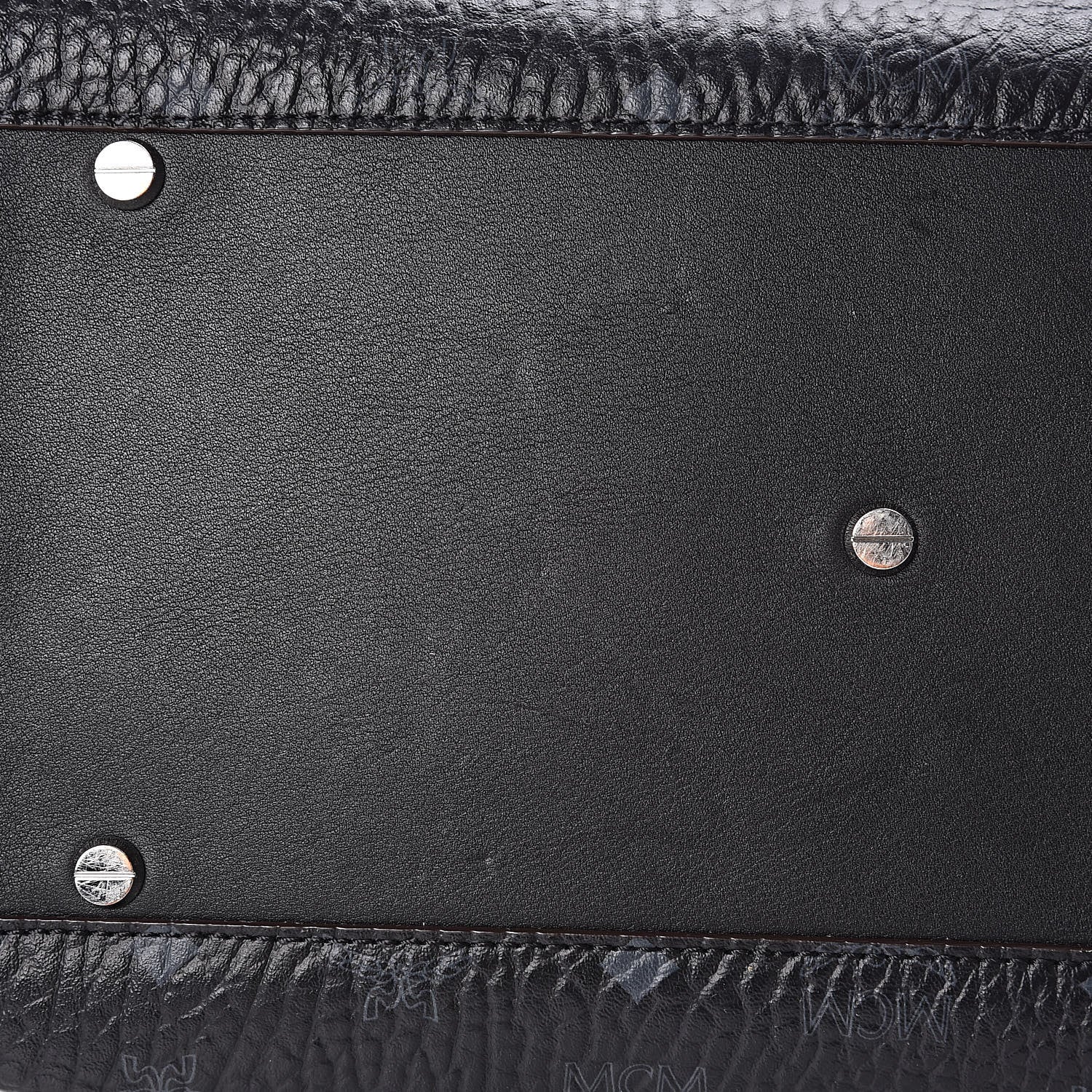 MCM Visetos Large Tote Black 13 of 17