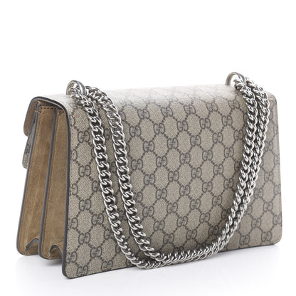 Gucci GG Supreme Monogram Small Dionysus Shoulder Bag Taupe 2 of 8
