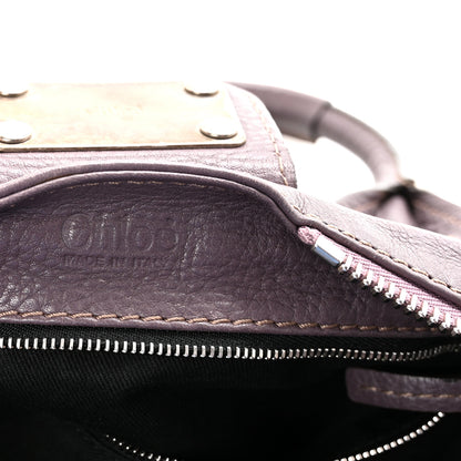 Chloe Calfskin Medium Paddington Satchel Purple 6 of 9