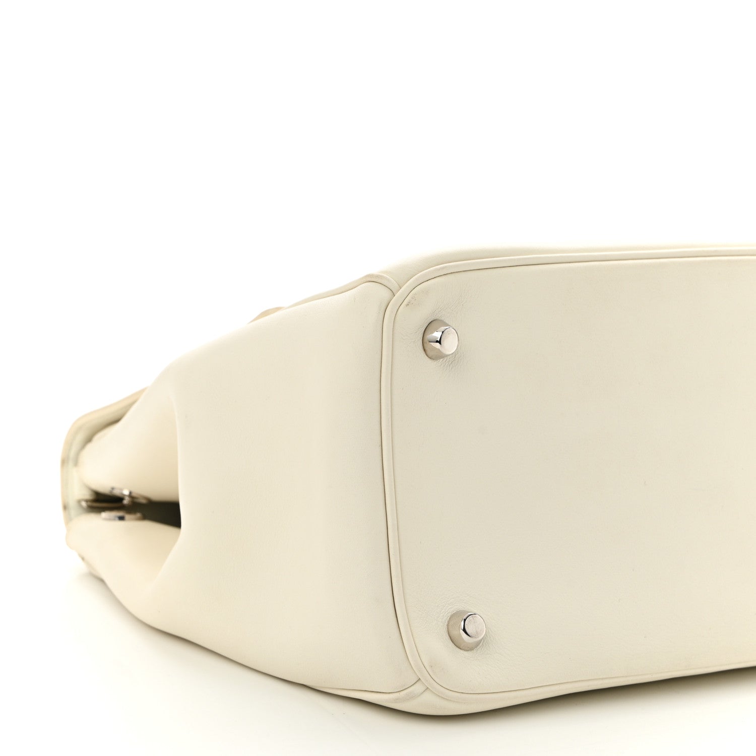 Christian Dior Smooth Calfskin Bi-Color Medium Be Dior Flap White Black 8 of 12