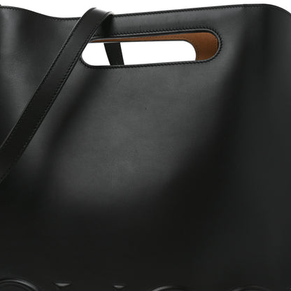 Gucci Calfskin Embossed Medium XL Tote Black 6 of 8