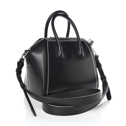 Givenchy Calfskin Chain Detail Mini Antigona Black 3 of 9