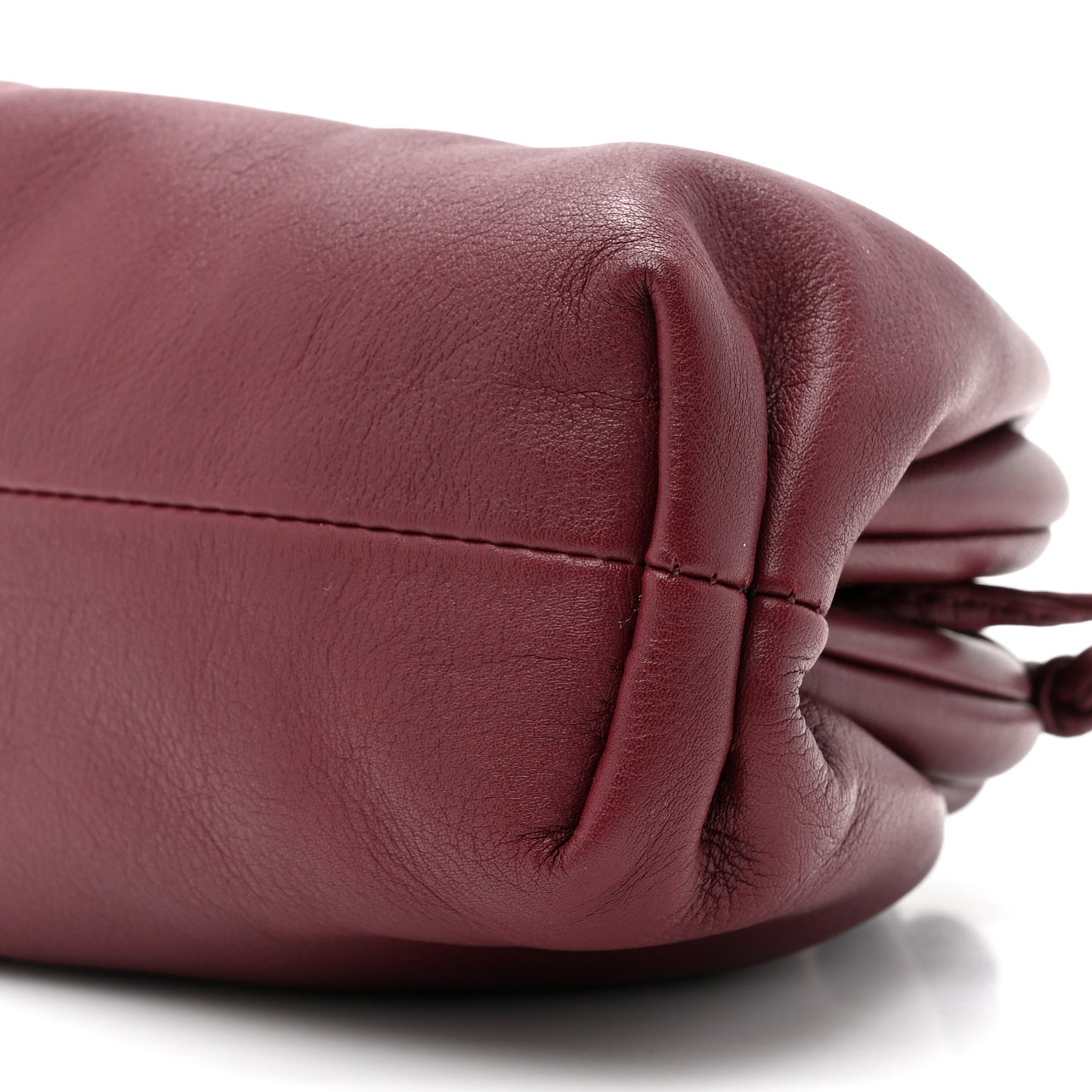 Butter Calfskin The Mini Pouch Bordeaux