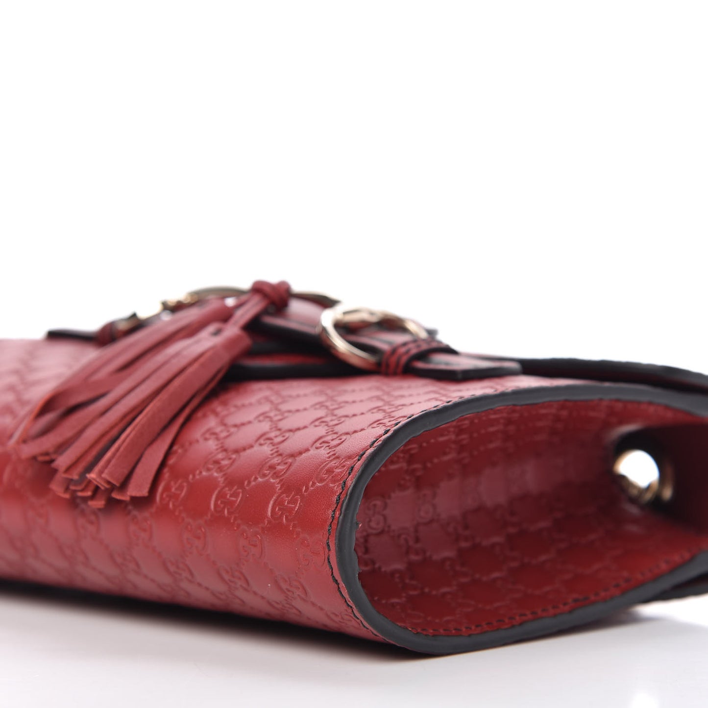 Soft Microguccissima Mini Emily Chain Shoulder Bag Rosso