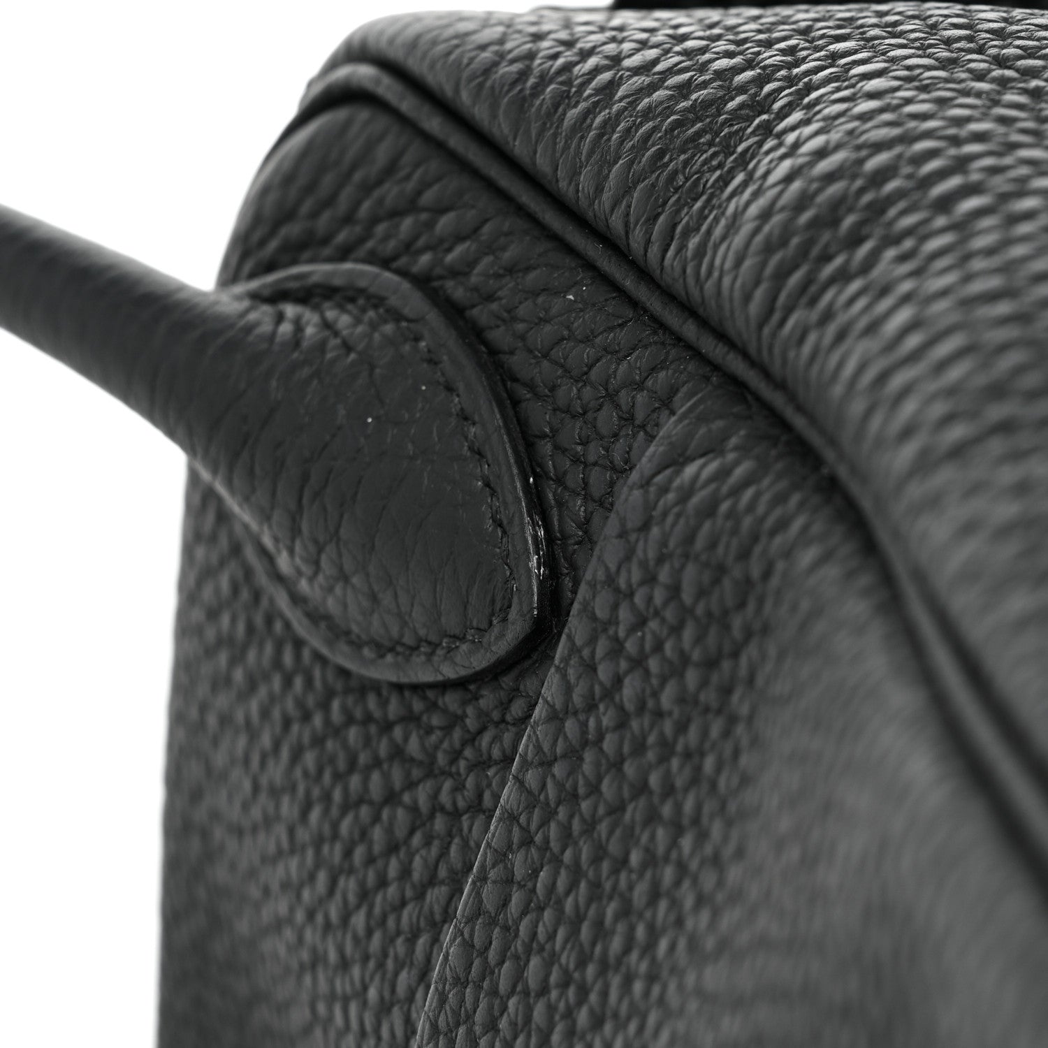 Hermes Taurillon Clemence Lindy 30 Black 10 of 11