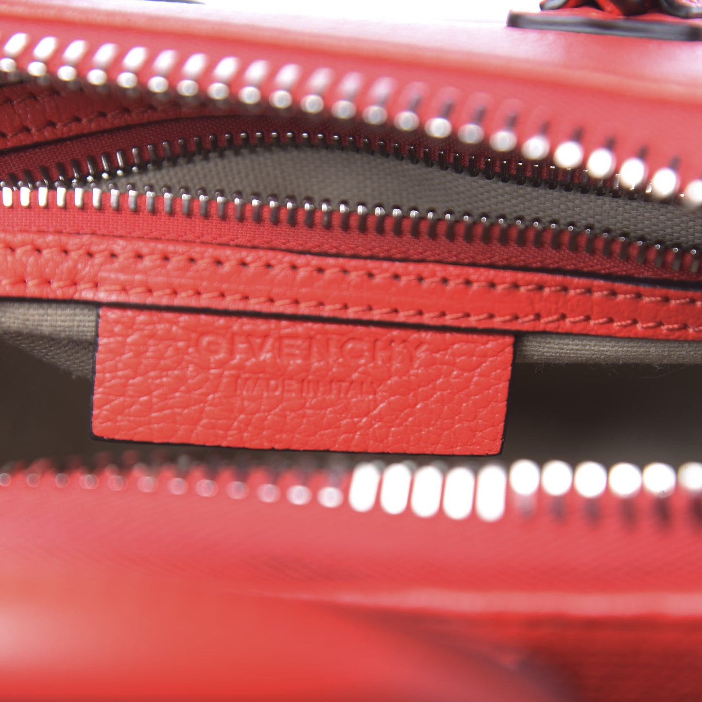 Sugar Goatskin Mini Antigona Red
