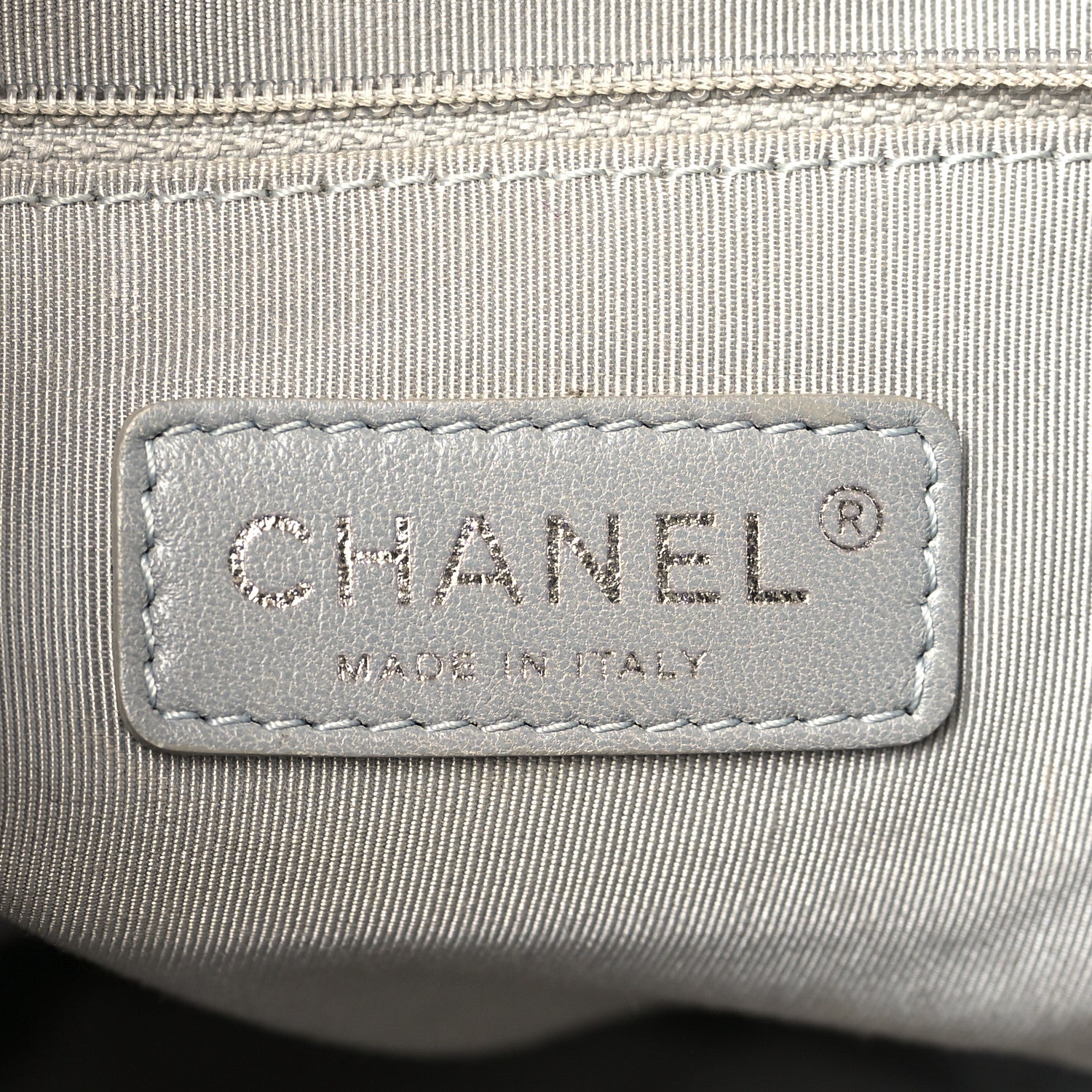 Chanel Calfskin Bubble Quilt Frame Bag Blue 6 of 10