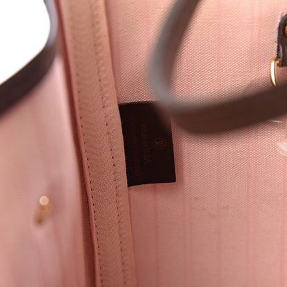 Louis Vuitton Damier Ebene Neo Neverfull MM Rose Ballerine 8 of 13