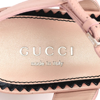 Gucci Malaga Kid Interlocking G Studs 155mm Platform Sandals 35 Perfect Pink 8 of 9