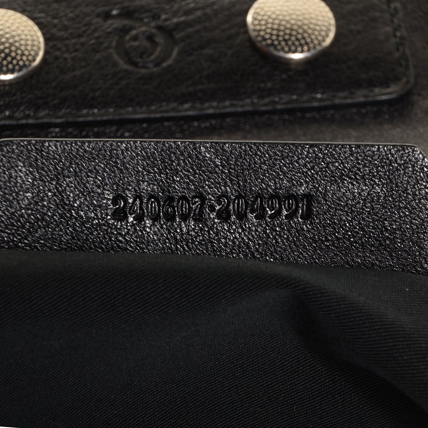 Alexander McQueen Leather Studded De Manta Clutch Black 7 of 7