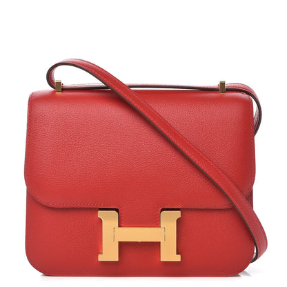 Hermes Evercolor Constance 18 Rouge Casaque 1 of 15
