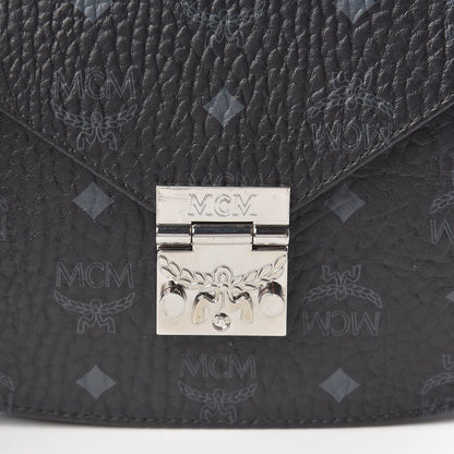 MCM Visetos Small Patricia Crossbody Bag Black 10 of 10