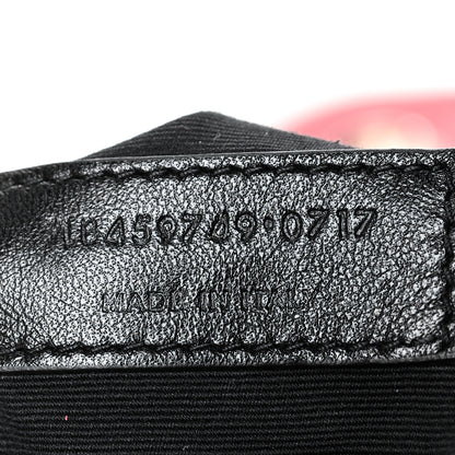 Saint Laurent Calfskin Y Quilted Monogram Medium Loulou Chain Satchel Lipstick Red 9 of 13