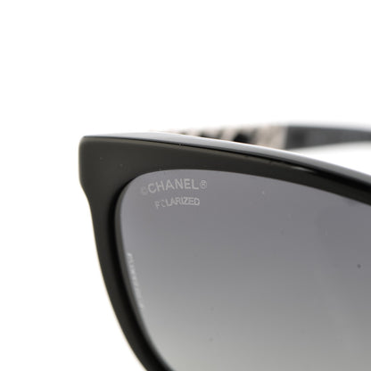 Chanel Cat Eye Chain Polarized Sunglasses 5260-Q Black 8 of 10