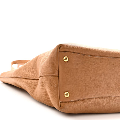 Miu Miu Vitello Daino Tote Naturale 8 of 9