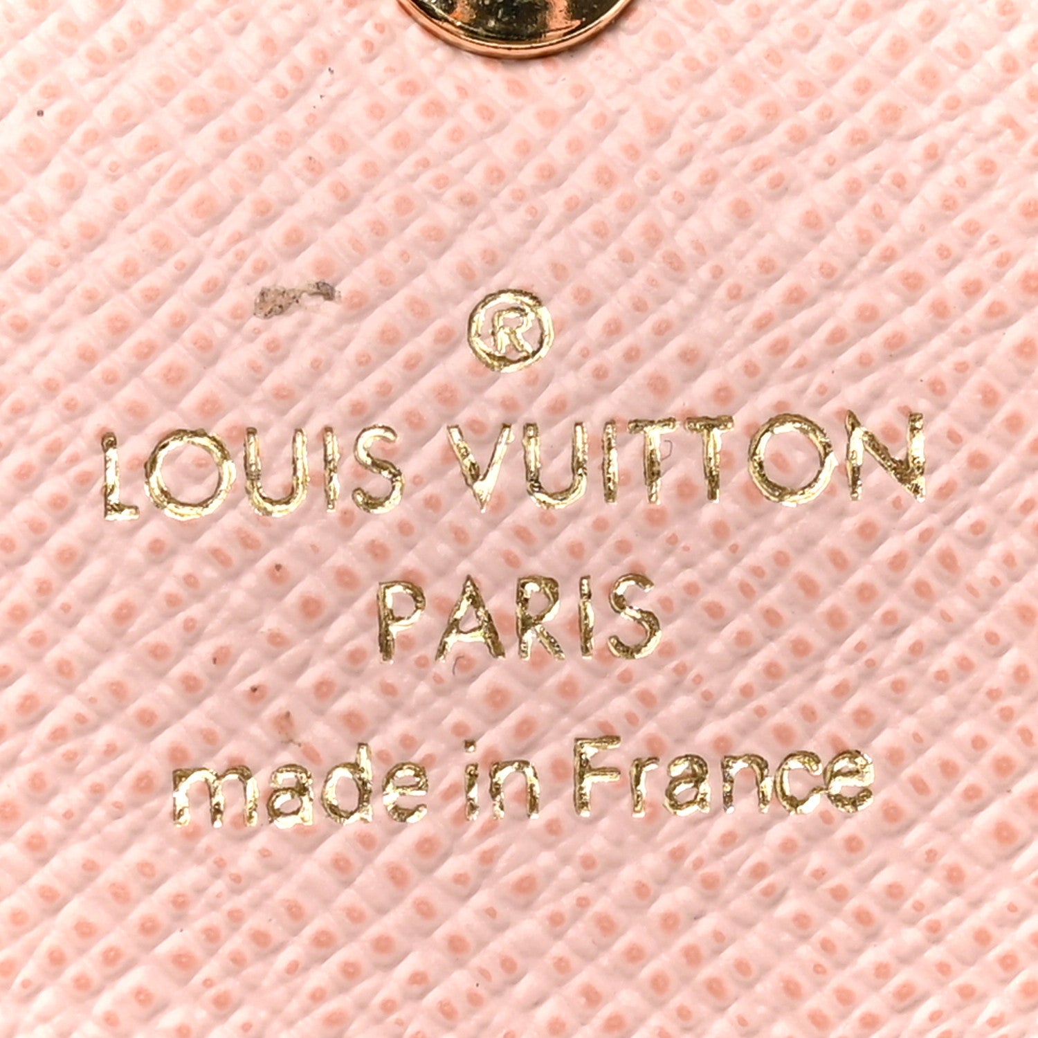 Louis Vuitton Damier Ebene Emilie Wallet Rose Ballerine 7 of 9