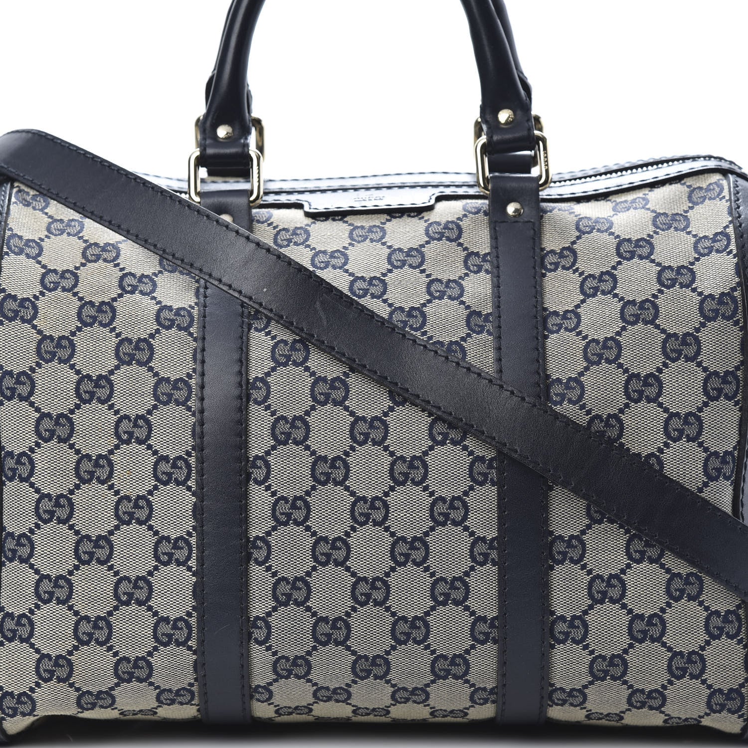 Gucci Monogram Medium Boston Navy 8 of 17