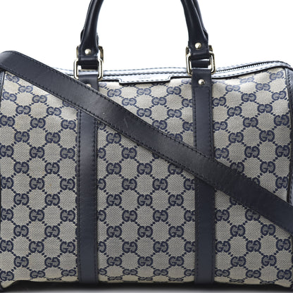 Gucci Monogram Medium Boston Navy 8 of 17