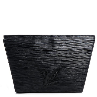 Louis Vuitton Epi Pochette Trapeze Clutch Black 1 of 7