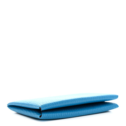 Hermes Chevre Mysore Verso Calvi Card Case Bleu Frida Cuivre 4 of 8