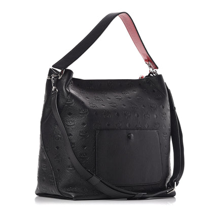 MCM Calfskin Ottomar Large Klara Hobo Black 3 of 11