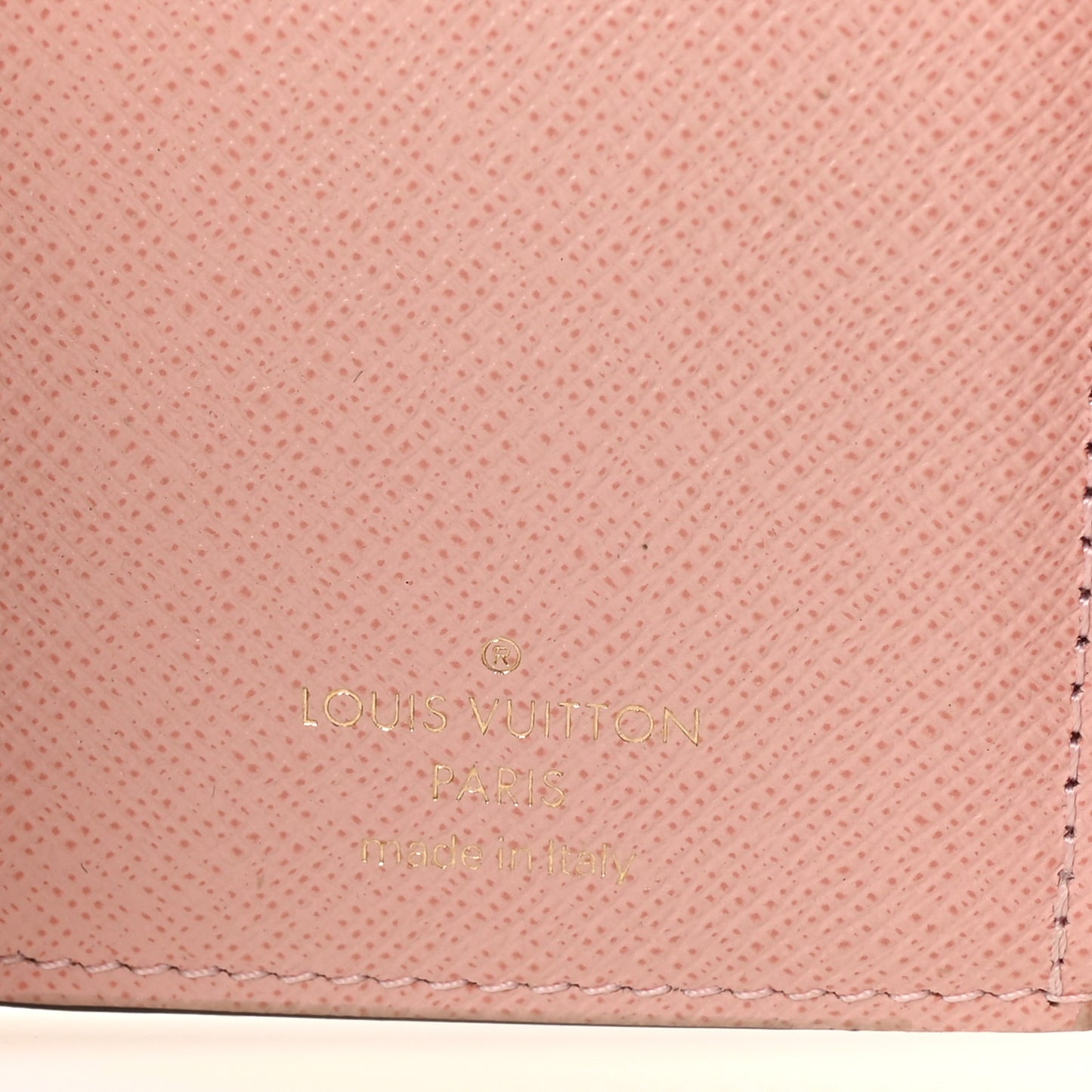 Damier Ebene Victorine Wallet Rose Ballerine