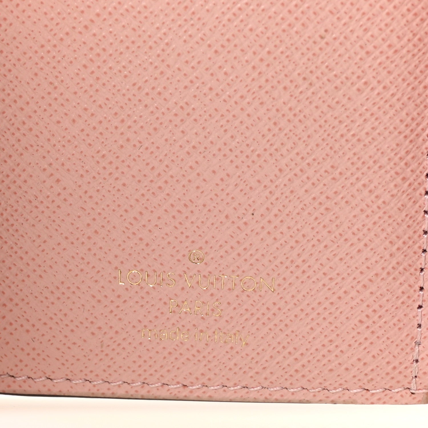 Louis Vuitton Damier Ebene Victorine Wallet Rose Ballerine 6 of 6