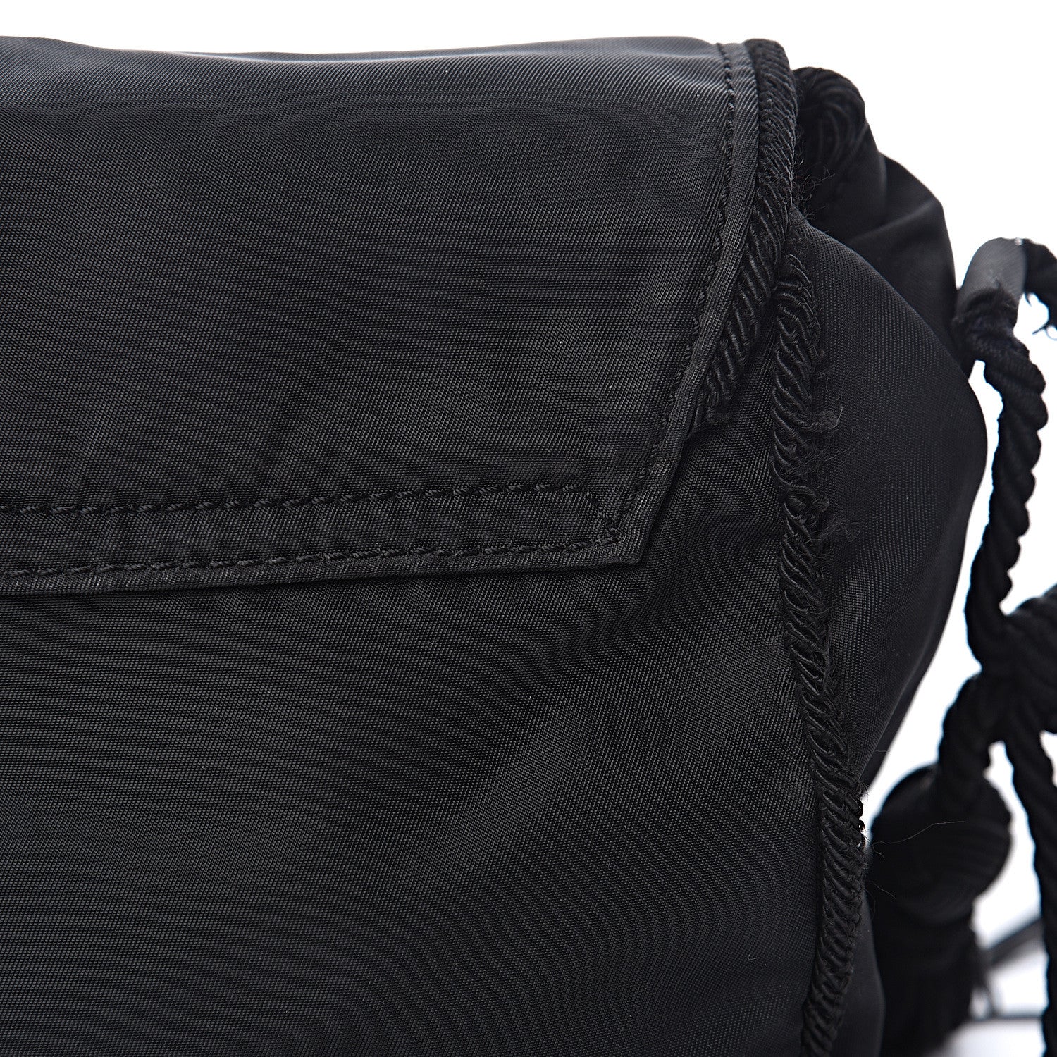 Prada Tessuto Nylon Beaded Bag Black 12 of 14