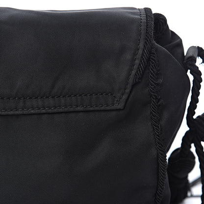 Prada Tessuto Nylon Beaded Bag Black 12 of 14