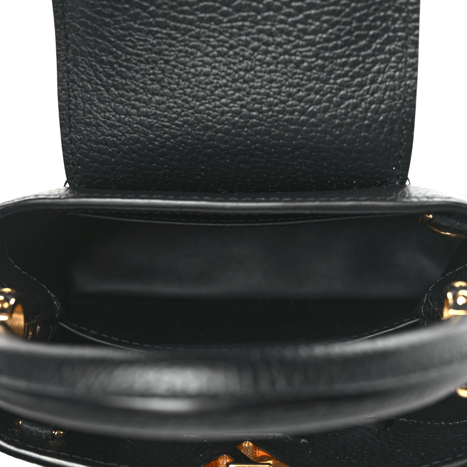 Louis Vuitton Taurillon Capucines Mini Black 5 of 10