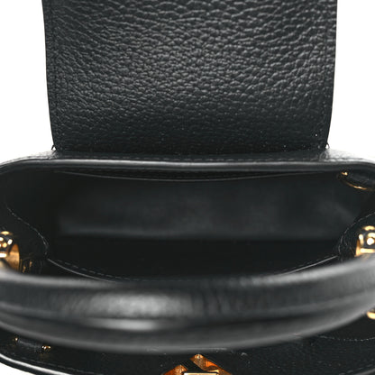 Louis Vuitton Taurillon Capucines Mini Black 5 of 10