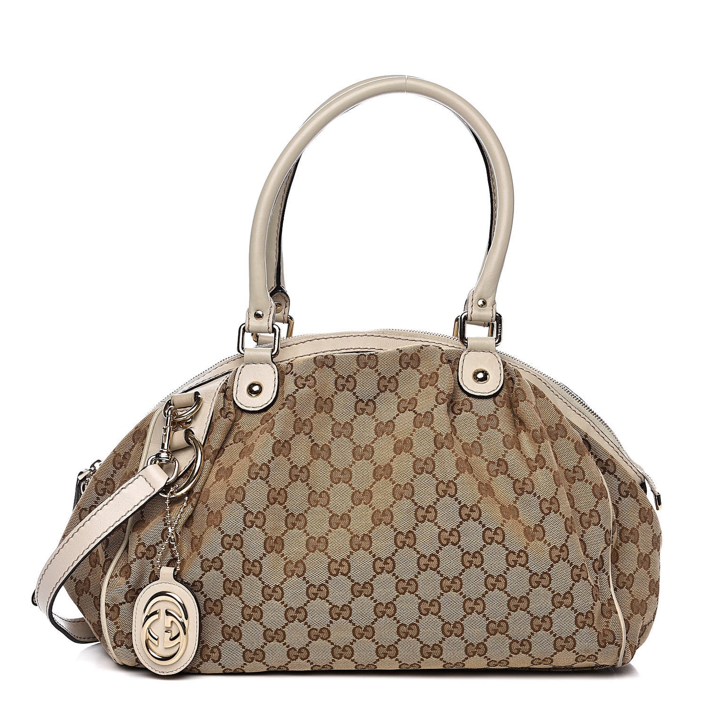 Monogram Medium Sukey Boston Off White
